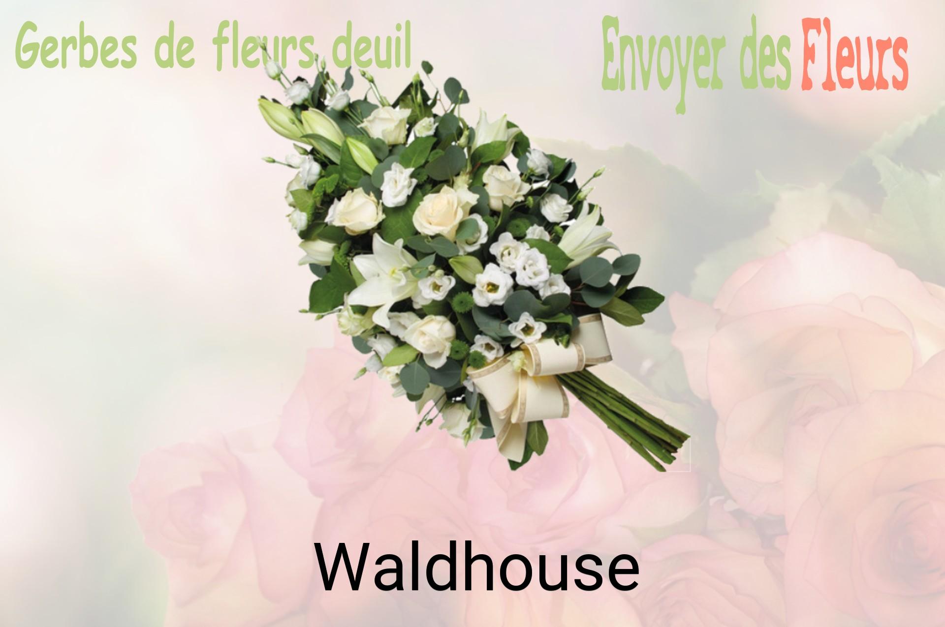 Gerbe de fleurs de deuil livrée à Waldhouse